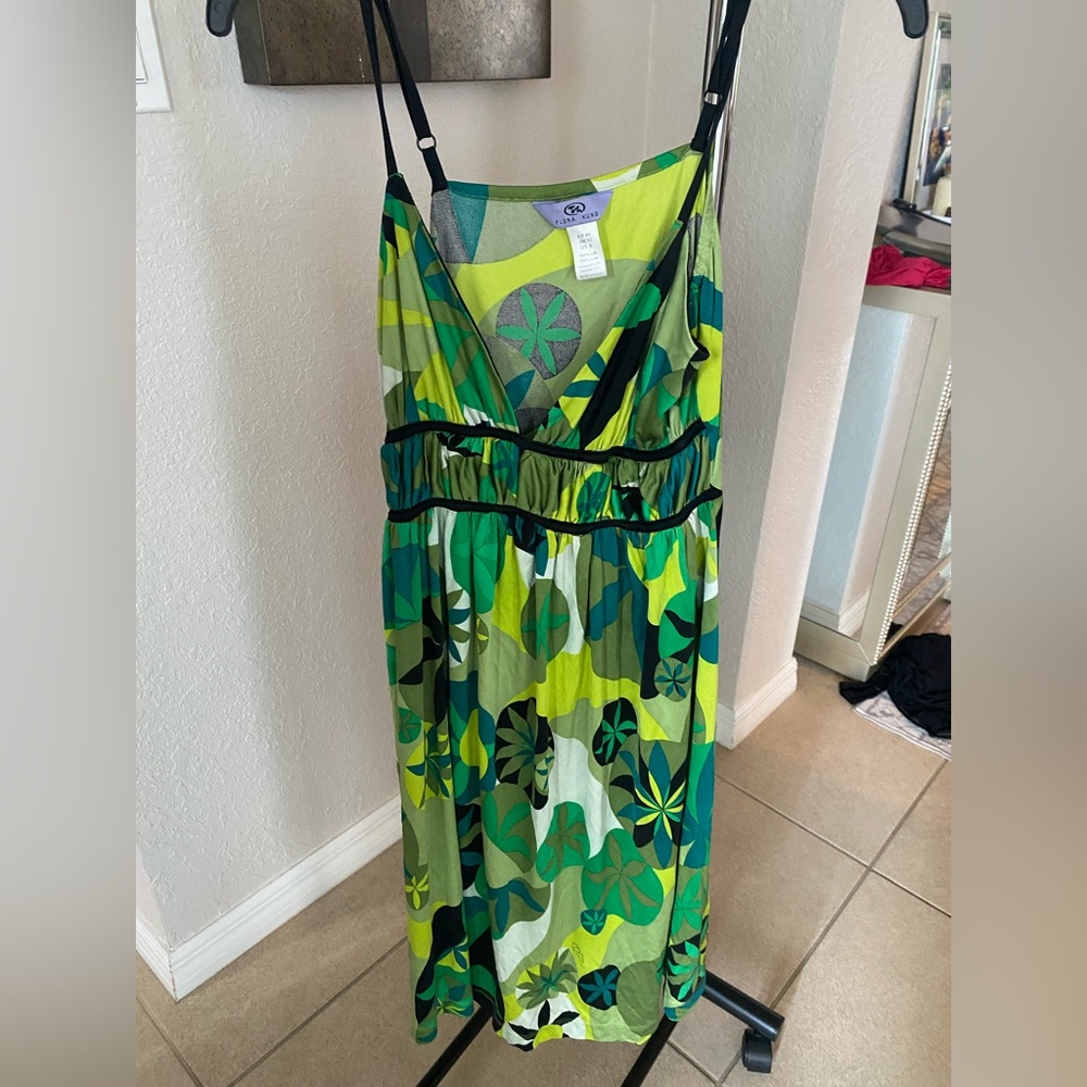 CP Shades Green Floral Dress